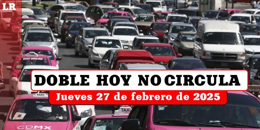 Te contamos qué autos no circulan este jueves 27 de febrero de 2025 en la Ciudad de México y el Estado de México.