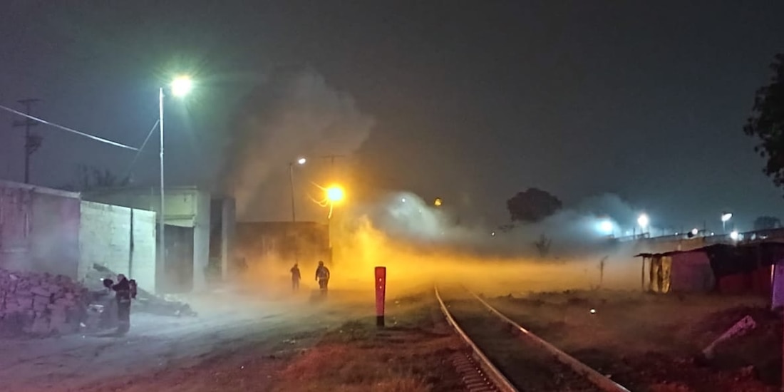 A raíz de la explosión en Puebla, Pemex cerró los ductos de la zona para detener el flujo de gas y CFE cortó la energía eléctrica en las inmediaciones