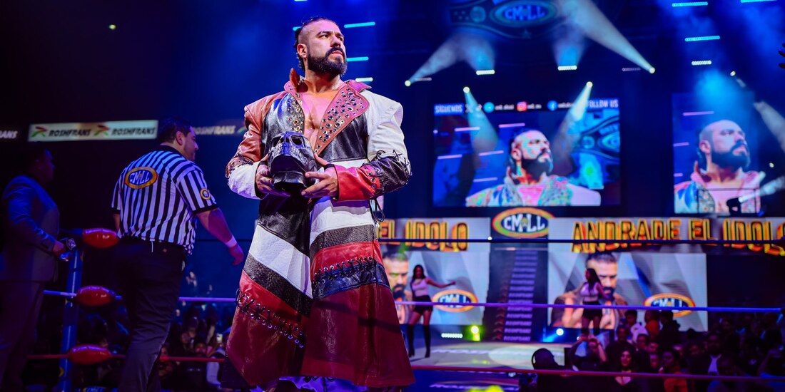 Andrade "El Ídolo" tuvo un regreso triunfal al CMLL.