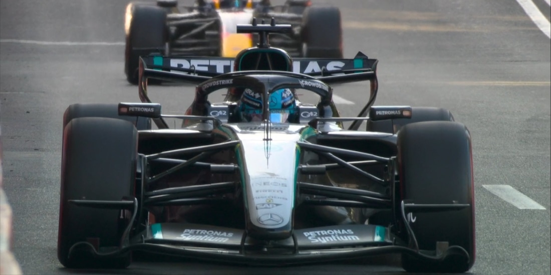 George Russell gana el Gran Premio de Azerbaiyán de F1
