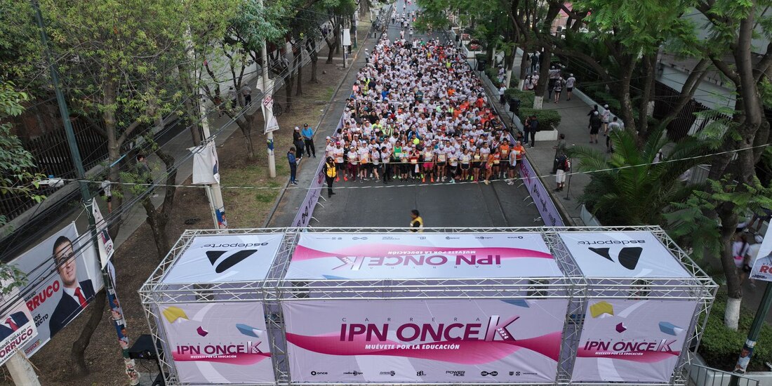 La Carrera IPN Once K 2024 reunió a miles de corredores en diversas categorías, promoviendo el movimiento por la educación.