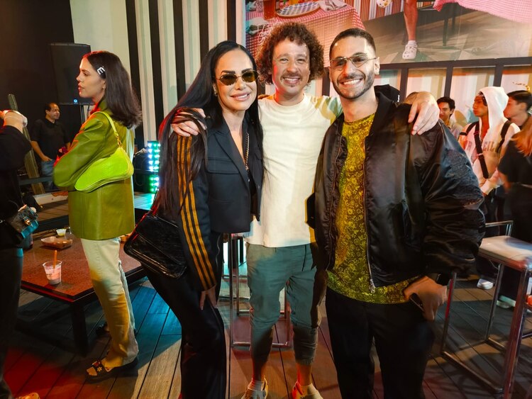 Liz Vega, Luisito Comunica y Ryan Hoffman