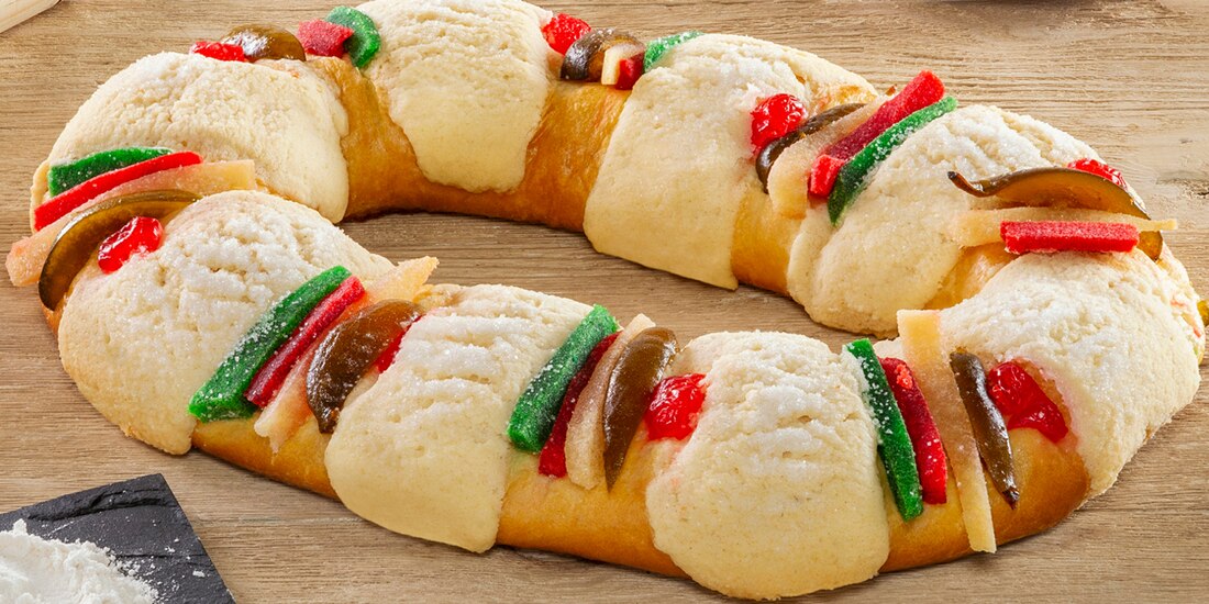 La tradicional rosca de reyes se come el 6 de enero.