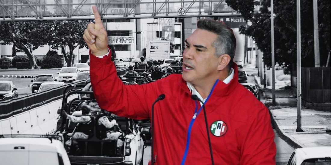 Alejandro Moreno acusa que México vive una crisis de seguridad sin precedentes.