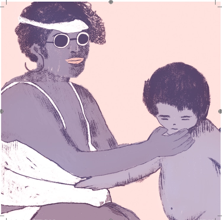 Ilustración que forma parte de "Mucha madre".