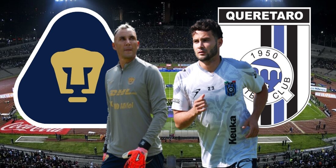 Pumas se mide al Querétaro en la Jornada 1 del Clausura 2026 de la Liga MX