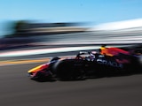Uno de los monoplazas de Red Bull en al Gran Premio de España.