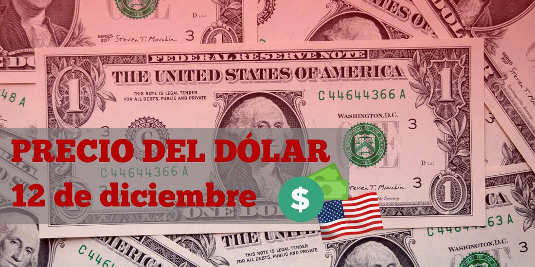 Este es el precio del dólar hoy 12 de diciembre
