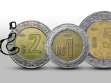 Estos son los cambios que se le harán a las monedas de 1, 2 y 5 pesos en México.