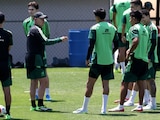 Javier Aguirre en un entrenamiento de la Selección Mexicana, previo al Mundial 2026