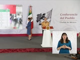 Josefina Rodríguez acudió este jueves a la conferencia de Claudia Sheinbaum.