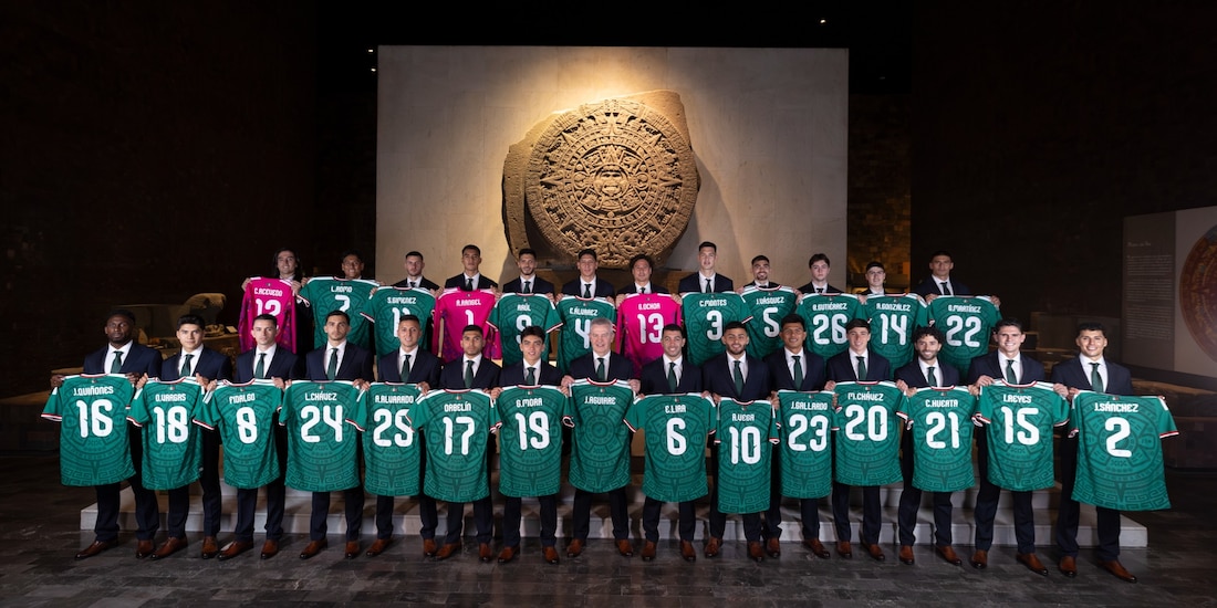 Fotografía oficial de la Selección Nacional Mexicana para el Mundial 2026