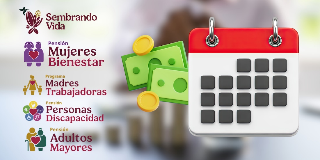 Calendario de pagos Pensión Bienestar 2026