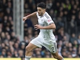 Raúl Jiménez en un partido de la Premier con el Fulham