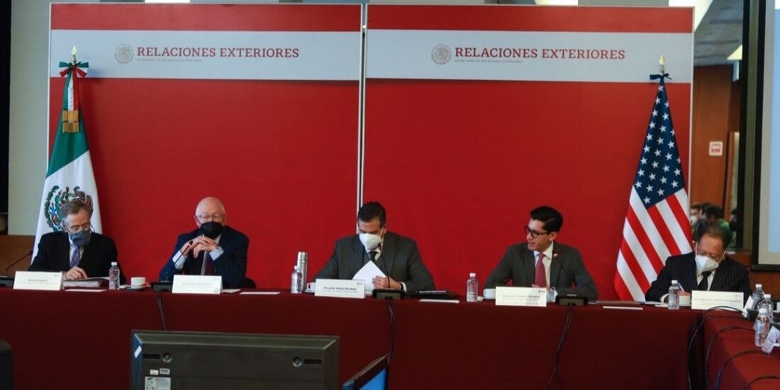 La reunión entre México y Estados Unidos se llevó a cabo en la Secretaría de Relaciones Exteriores.