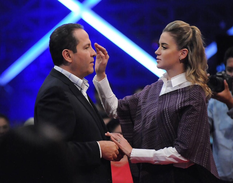 Eruviel Ávila, exgobernador del Edomex, y su esposa, María Irene Dipp Walther.