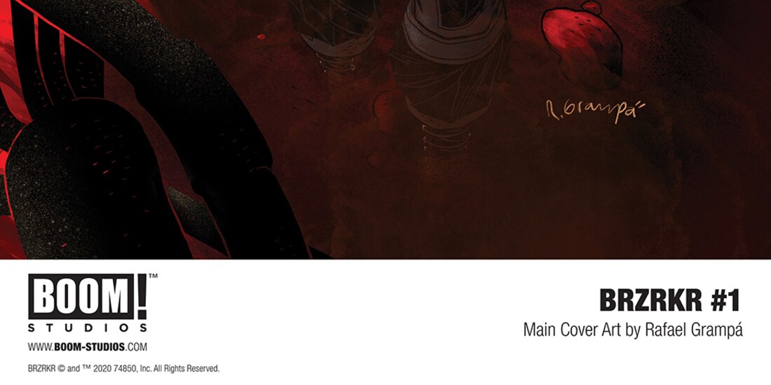 La portada del primer número de "BRZRKR".