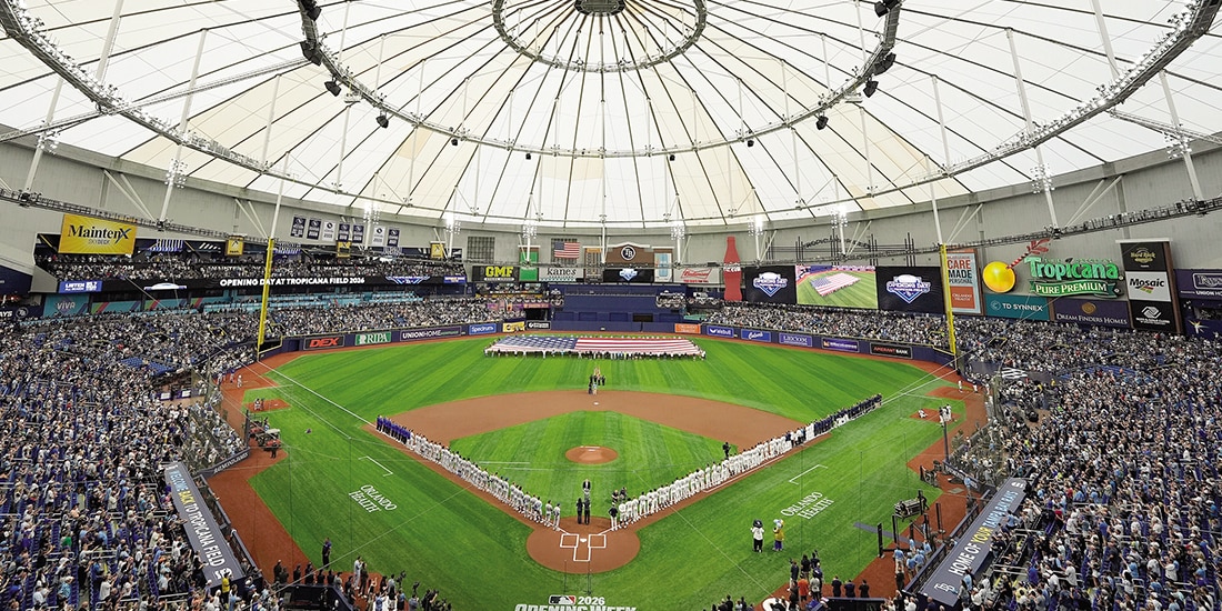 Jugadores de Tampa Bay son presentados el pasado 6 de abril.