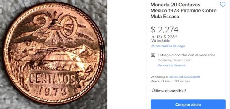 Moneda de 20 centavos