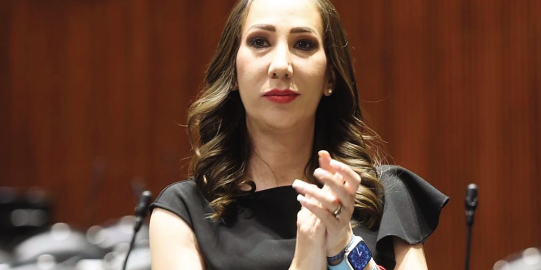 Noemí Luna, diputada del PAN, en la Cámara baja en foto de archivo.