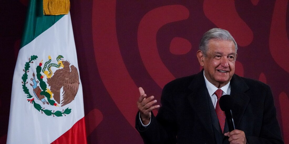 AMLO ofreció este jueves conferencia desde Palacio Nacional.