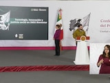 Alejandro Svarch en la Mañanera de Claudia Sheinbaum.