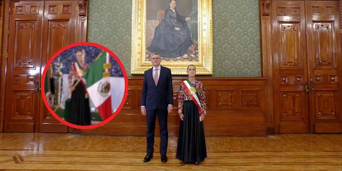 Claudia Sheinbaum, presidenta de México durante el Grito de la independencia 2026