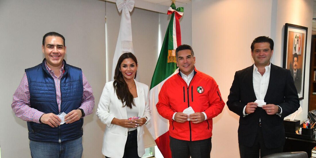 Los diputados locales Karina Barrón, de Nuevo León, y Carlos Mario Ramos Hernández, de Tabasco, el 25 de agosto de 2020.