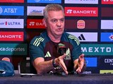 Javier Aguirre en una conferencia de prensa de la Selección Mexicana