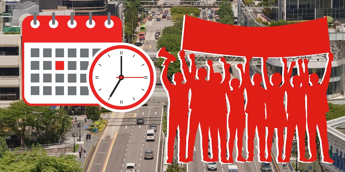 Marchas y bloqueos viales en la Ciudad de México.