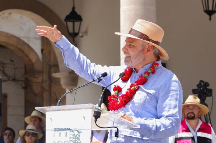 Discurso del gobernador de Michoacán