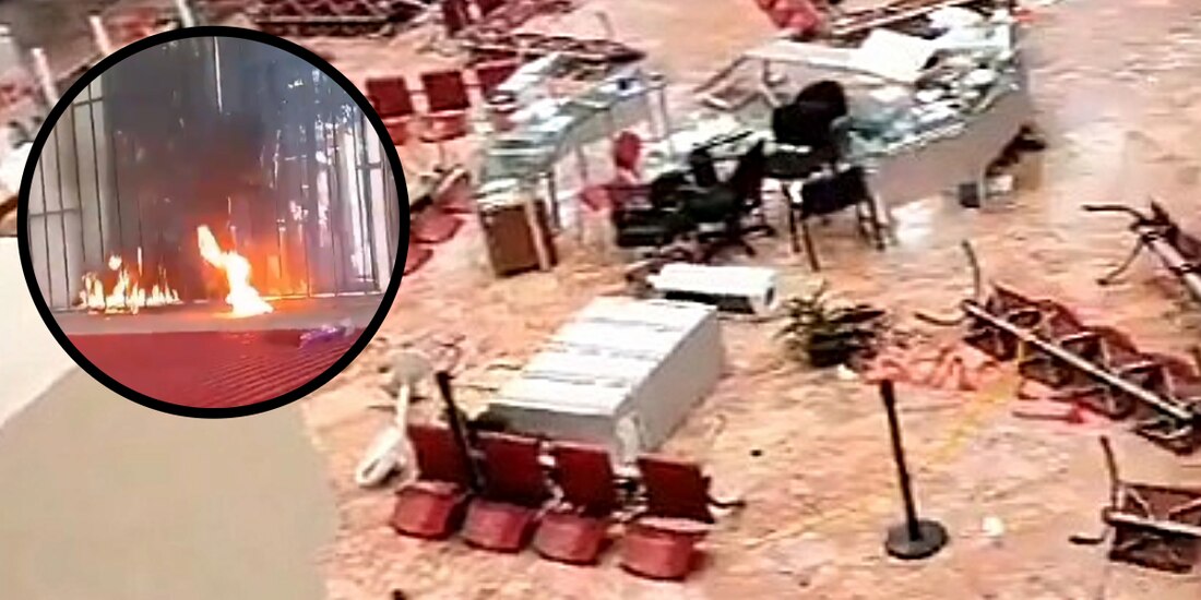 Estudiantes de varias esculeas normales realizan protestas para pedir apoyos económicos.