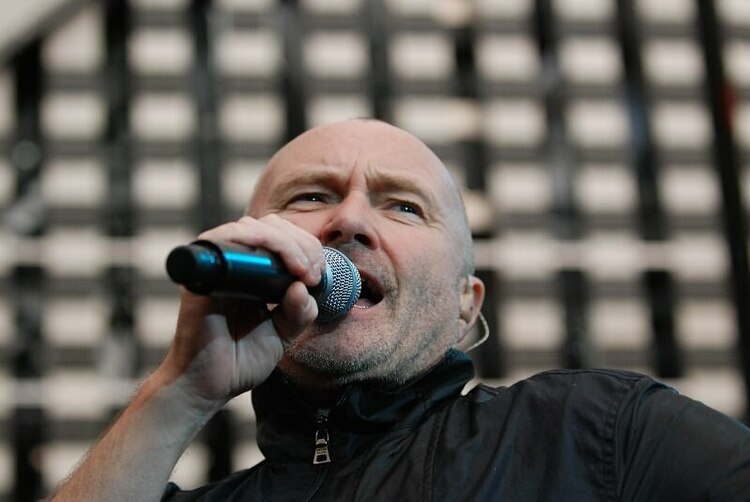 El cantante y productor Phil Collins.