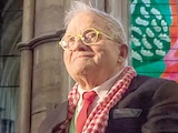 EL ARTISTA en la
Abadía de Westminster,
en foto de archivo