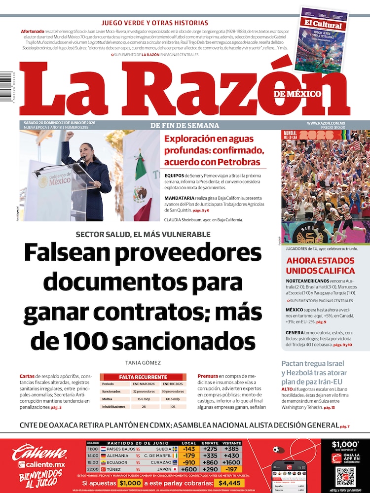 La Razón 20 Junio 2026