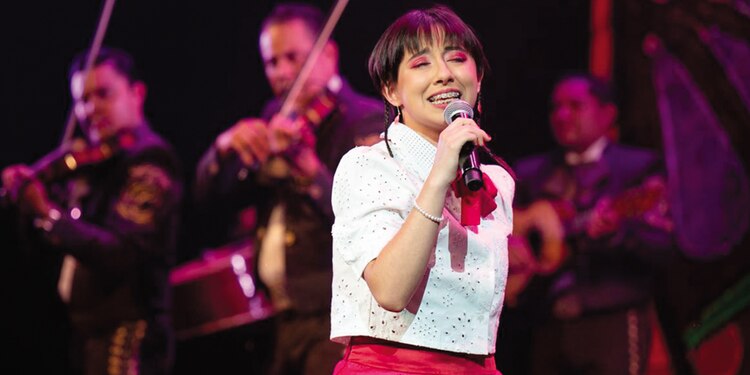 Galia, al interpretar “De menos a menos”.