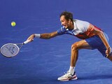 Daniil Medvedev, durante un juego en el Abierto de Acapulco.