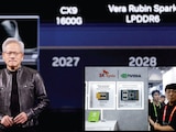 Jensen Huang, CEO de NVIDIA, el lunes pasado, expone sus ideas en el evento.
