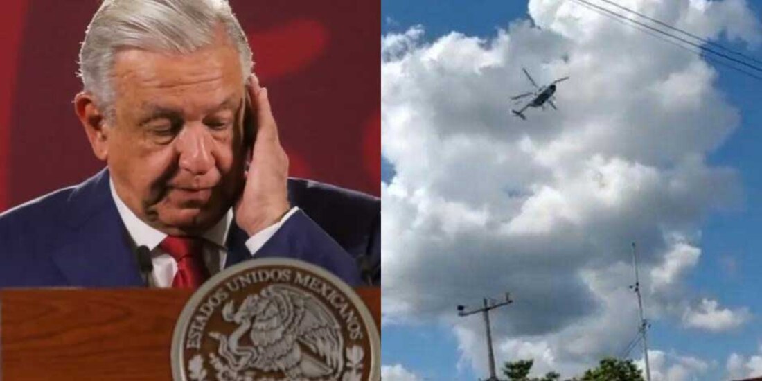 AMLO lamenta accidente de helicóptero de Semar en Tabasco