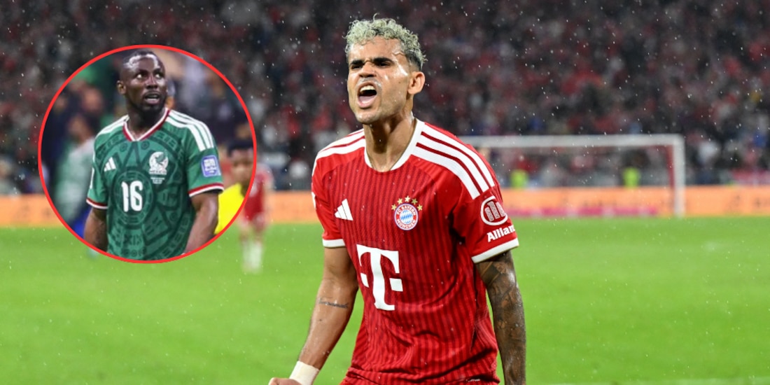 Luis Díaz en un partido con el Bayern Múnich.