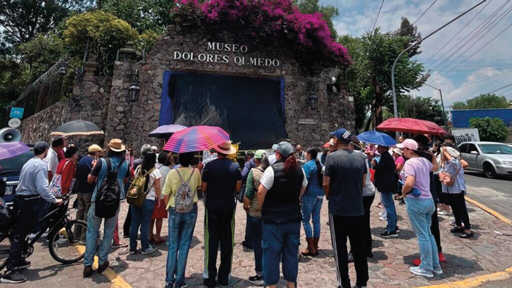 MANIFESTANTES, el 6 de julio pasado