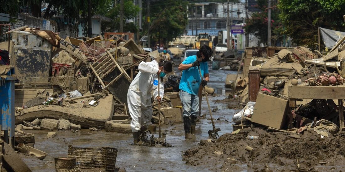 Afectaciones por lluvias en La Huasteca.