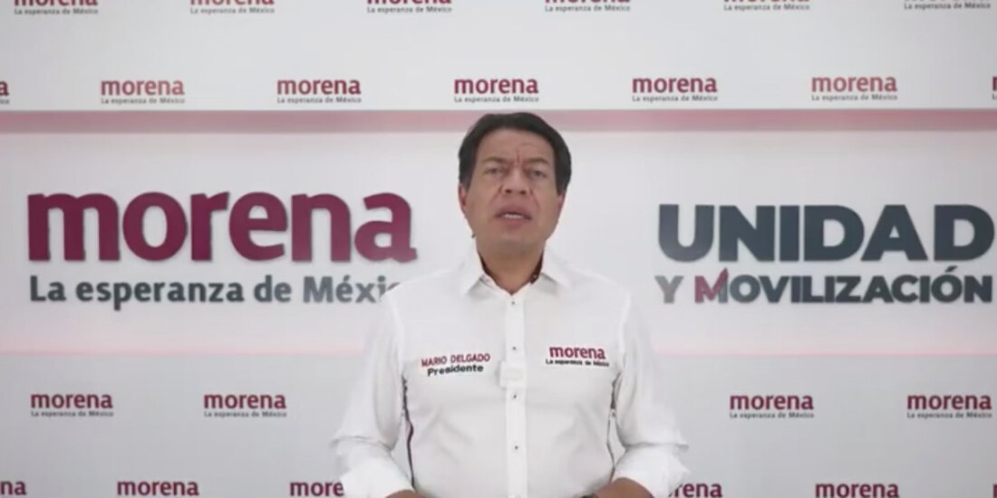 Mario Delgado, dirigente nacional de Morena.