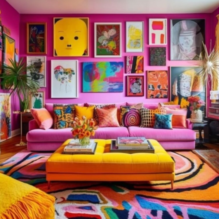 La iluminación cálida, bombillas de colores y neones transforman la atmósfera de cada habitación