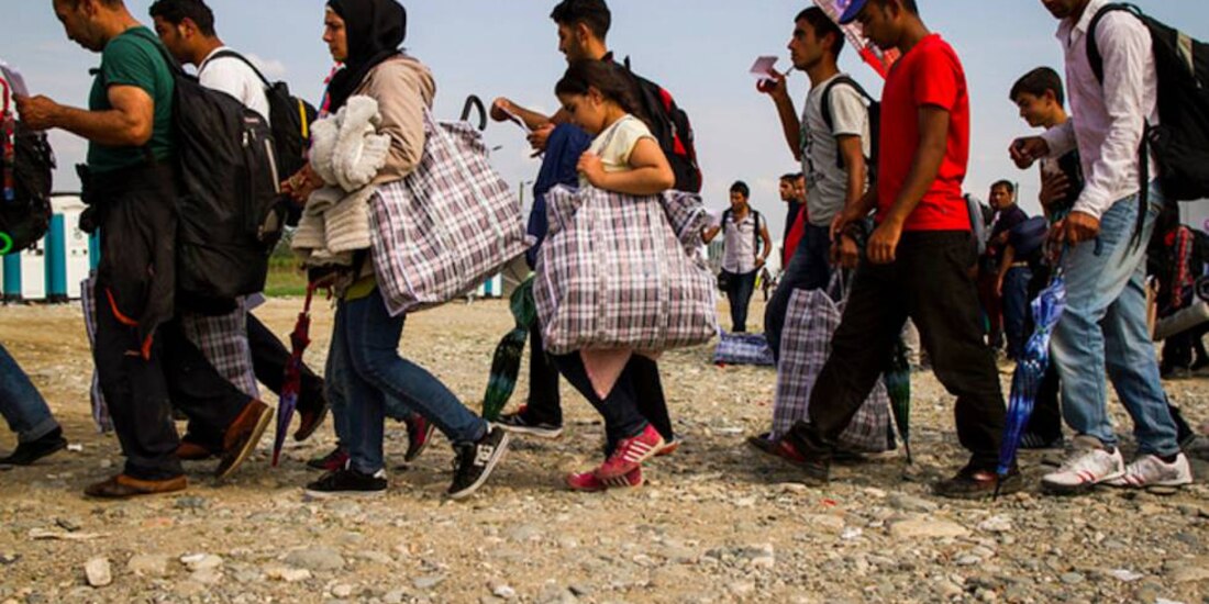 Centroamericanos que cruzan México para alcanzar territorio estadounidense.