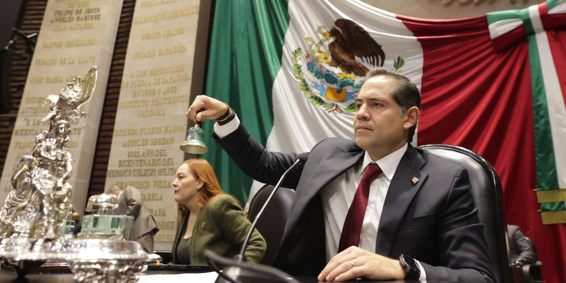 El presidente de la Mesa Directiva, Raúl Bolaños-Cacho Cué