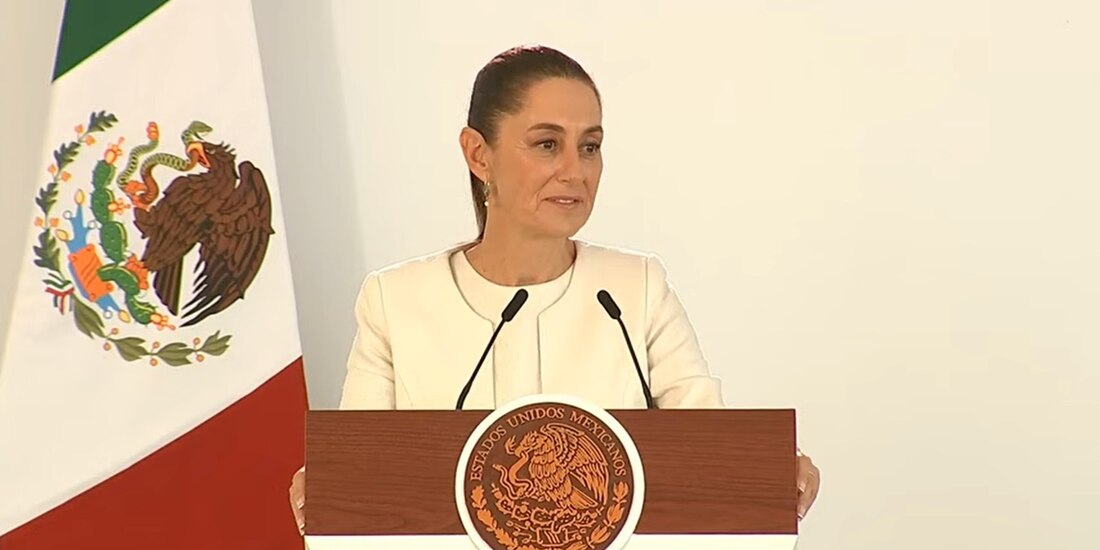 Claudia Sheinbaum está este viernes en Baja California Sur.