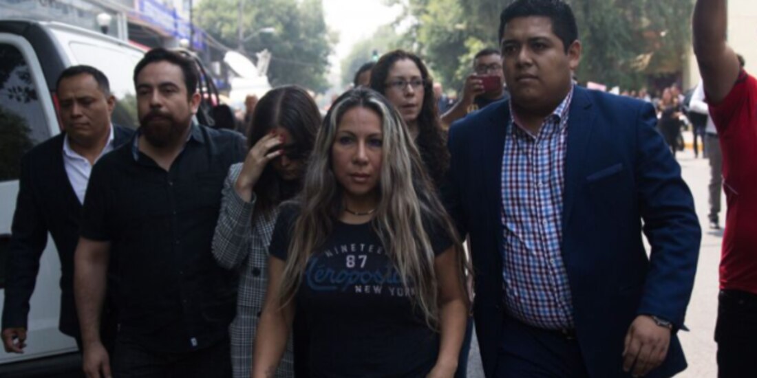 Mónica García, al ser presentada ante el Tribunal Superior de Justicia local, en 2019.