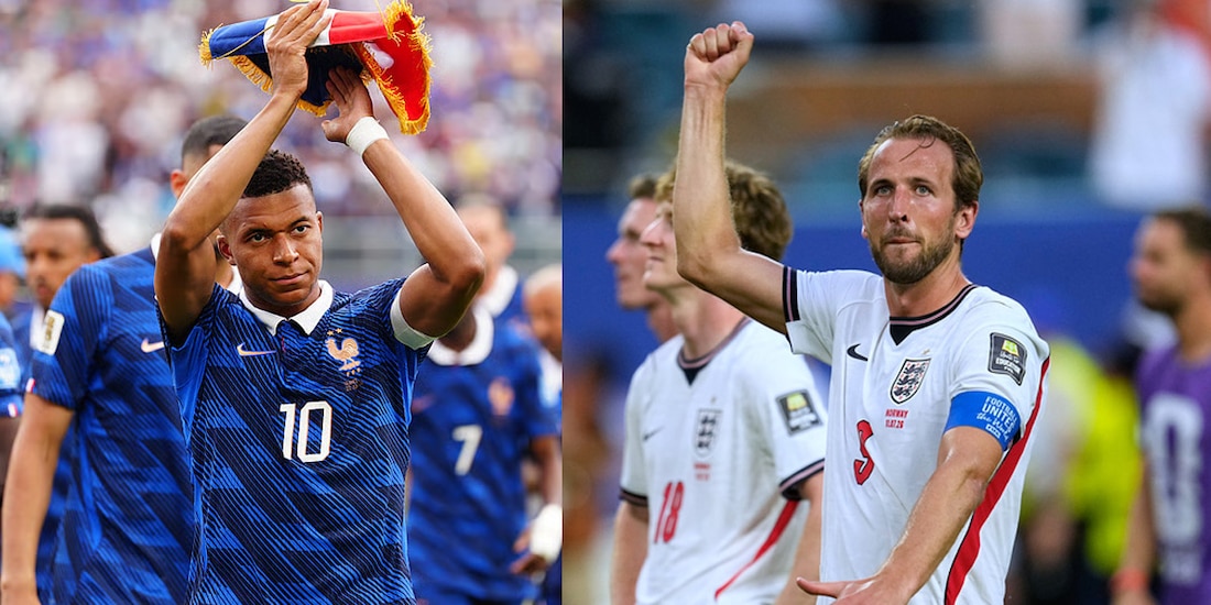 Francia vs Inglaterra por el tercer lugar del Mundial