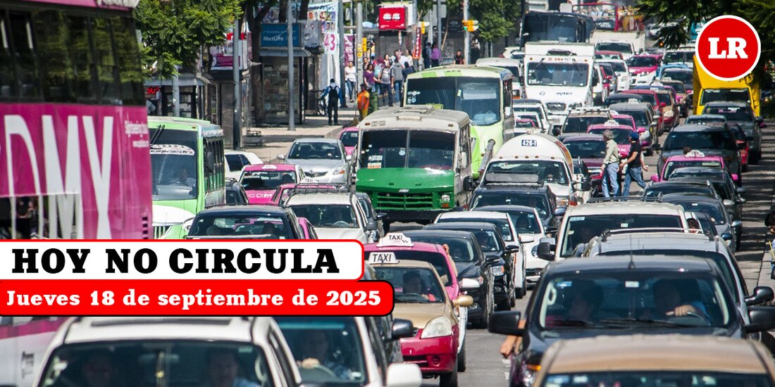 Así aplica el Hoy No Circula este jueves en la Ciudad de México y el Estado de México.